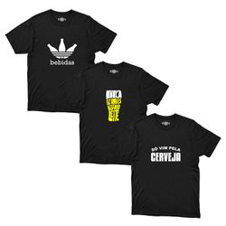 Kit 3 Camisetas Open Beer - Frete Grátis - kit3-ca... - CAPITÃO PIRATA