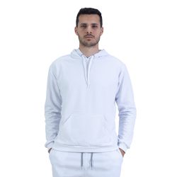 Moletom Com Capuz Masculino - Branco - ML0005 - CAPITÃO PIRATA