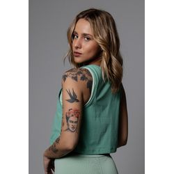 Regata Cropped Invicta Verde - 5050 - CAPORI