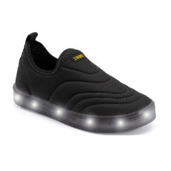 TENIS INFANTIL KLIN LIGHT LED CALCE FÁCIL Preto - ... - CARAMELADA KIDS