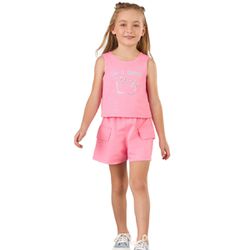 CONJUNTO INFANTIL ROSA CHCLETE MON SUCRÉ 8025140 -... - CARAMELADA KIDS