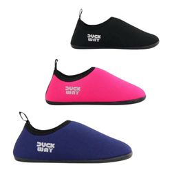 SAPATILHA INFANTIL LISA AQUÁTICA DUCK WAY COM SOLA... - CARAMELADA KIDS