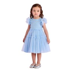 VESTIDO INFANTIL AZUL PETIT CHERIE SQUAD GYMNASTIC... - CARAMELADA KIDS