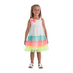 VESTIDO INFANTIL COLORS FESTA ANIVERSÁRIO 3127112 ... - CARAMELADA KIDS