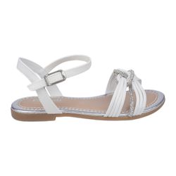 SANDÁLIA INFANTIL PAMPILI CHERRIE BRANCO 409314000... - CARAMELADA KIDS