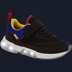 TÊNIS INFANTIL KLIN LUZINHA LED LIGHT PRETO 604065... - CARAMELADA KIDS