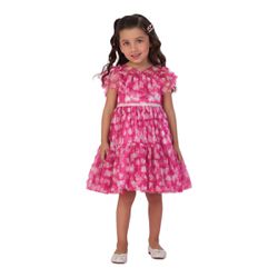 VESTIDO FESTA PETIT CHERIE CORAÇÃO BABY PINK 31242... - CARAMELADA KIDS