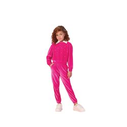 CONJUNTO INFANTIL PETIT CHERIE PINK COM STRASS DRE... - CARAMELADA KIDS