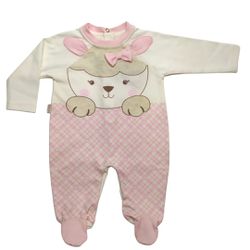 MACAÇÃO BEBÊ SUEDINE BICHOS FEMININO ANJOS BABY 22... - CARAMELADA KIDS