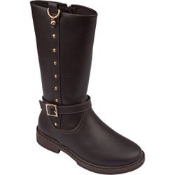 BOTA INFANTIL MONTARIA PAMPILI ZÍPER SAFIRA CAFE 2... - CARAMELADA KIDS