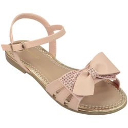 SANDÁLIA INFANTIL PAMPILI CHERRIE LAÇO ROSA 409245... - CARAMELADA KIDS