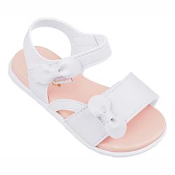 SANDÁLIA BRANCA PAMPILI INFANTIL FLY MINI 639067 -... - CARAMELADA KIDS