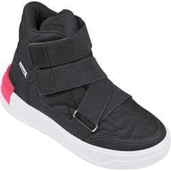 TÊNIS INFANTIL CANO ALTO PAMPILI PRETO 667093 - 66... - CARAMELADA KIDS