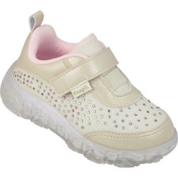 TÊNIS LUZINHA LED PAMPILI MENINA NUDE 682042 - 682... - CARAMELADA KIDS