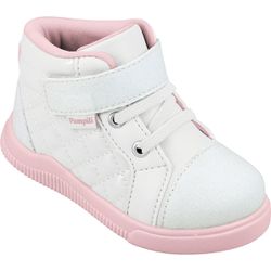 .TÊNIS CANO ALTO PAMPILI INFANTIL MENINA POM POM 6... - CARAMELADA KIDS