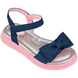 SANDÁLIA INFANTIL PARA ESCOLA PAMPILI FLOWER MARIN... - CARAMELADA KIDS