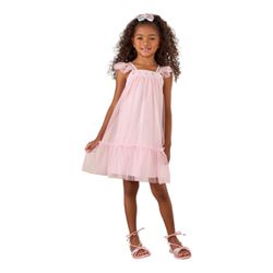 VESTIDO INFANTIL DELICADO ROSA MON SUCRÉ GELATO 31... - CARAMELADA KIDS