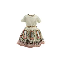 Vestido Infantil Festa Luluzinha Tema Pássaros Jar... - CARAMELADA KIDS
