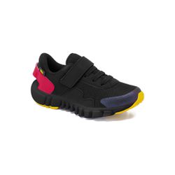 TÊNIS INFANTIL JUMP KLIN MINI PRETO FÁCIL DE CALÇA... - CARAMELADA KIDS