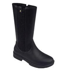 BOTA INFANTIL MONTARIA PAMPILI SAFIRA PRETO 279105... - CARAMELADA KIDS