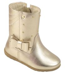 BOTA INFANTIL PAMPILI JUJUBA DOURADO 367148 - 3671... - CARAMELADA KIDS