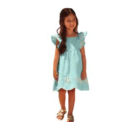 VESTIDO INFANTIL MILON VERDE CHANEL 14966 - 14966 - CARAMELADA KIDS
