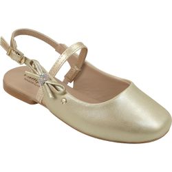 SAPATILHA PAMPILI INFANTIL MULLET BALLET DOURADO 7... - CARAMELADA KIDS