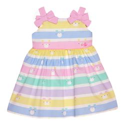 VESTIDO BEBÊ VERAO MON SUCRÉ CANDY COLORS BEAR 312... - CARAMELADA KIDS