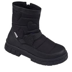 BOTA COTURNO INFANTIL PAMPILI LUCKY PRETO 711006 -... - CARAMELADA KIDS