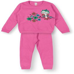 2078 CONJUNTO MOLETOM INFANTIL MARISOL Rosa - 2079 - CARAMELADA KIDS