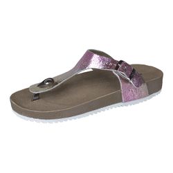 Papete Ox de Dedo em Couro Metaliazado Craquele Pink Dourada - Ox.Acessórios