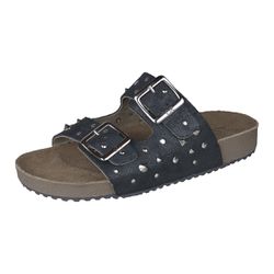 Papete Ox em Couro Cor Preto com Spikes - Ox.Acessórios