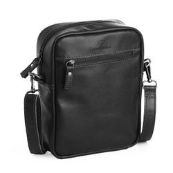 Bolsa Shoulder Bag Tavira Couro Preto Social 