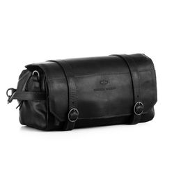 Necessaire Badajóz Preto Rústico com Uma Boca 