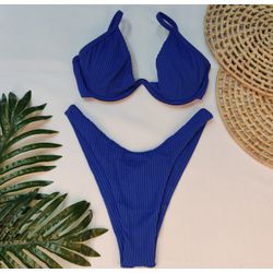 Aro W Twister Azul Royal - CARIOKAS MODA PRAIA