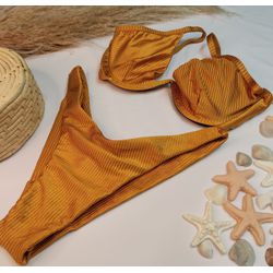 Aro W Damasco Canelado - CARIOKAS MODA PRAIA