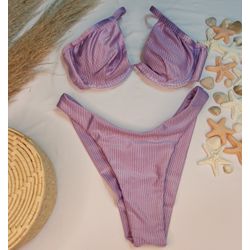 Aro W Lavanda Canelado - CARIOKAS MODA PRAIA