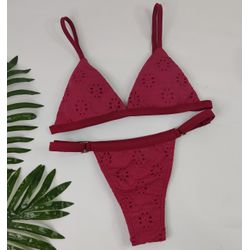 Conjunto Ivy Laise Vinho - CARIOKAS MODA PRAIA