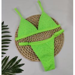 Conjunto Ivy Laise Verde Limão - CARIOKAS MODA PRAIA