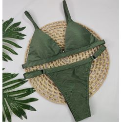 Conjunto Ivy Croco Canelado - CARIOKAS MODA PRAIA