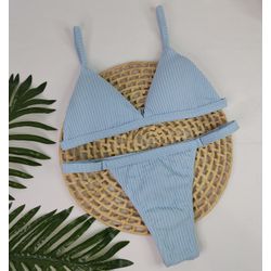 Conjunto Ivy Twister Azul Bebê - CARIOKAS MODA PRAIA