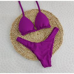 Conjunto Liz Dots Lilás - CARIOKAS MODA PRAIA