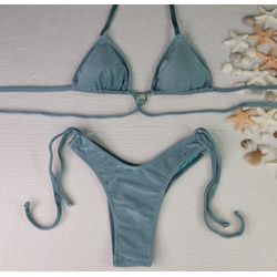 Conjunto Manu Cinza Trilobol - CARIOKAS MODA PRAIA