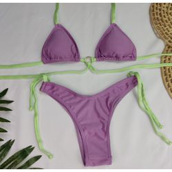 Conjunto Manu Lavanda com Menta - CARIOKAS MODA PRAIA