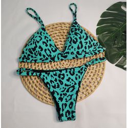 Conjunto Regulagem Animal Print Verde - CARIOKAS MODA PRAIA