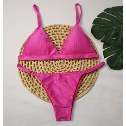 Conjunto Regulagem Rosa Barbie - CARIOKAS MODA PRAIA