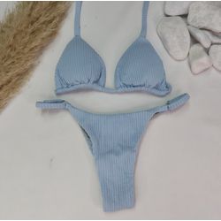 Conjunto Summer Twister Azul Bebê - CARIOKAS MODA PRAIA
