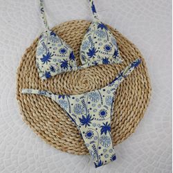 Conjunto Summer Coqueiro Azul - CARIOKAS MODA PRAIA