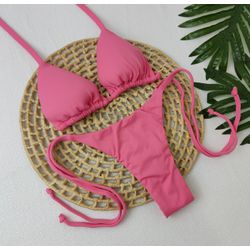Lacinho Summer Rosa Chá - CARIOKAS MODA PRAIA