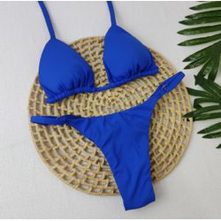 Conjunto Summer Azul Royal - CARIOKAS MODA PRAIA